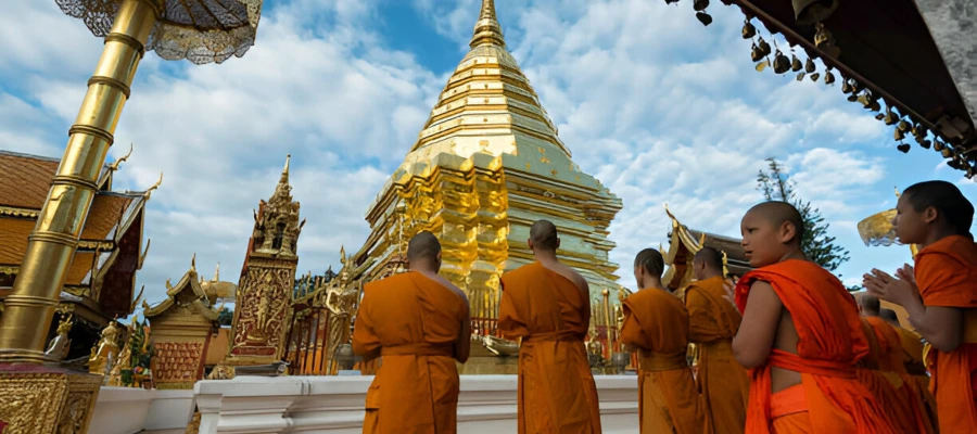 Vegan Thailand Discovery – Day 6 Chiang Mai, Doi Suthep Golden Temple
