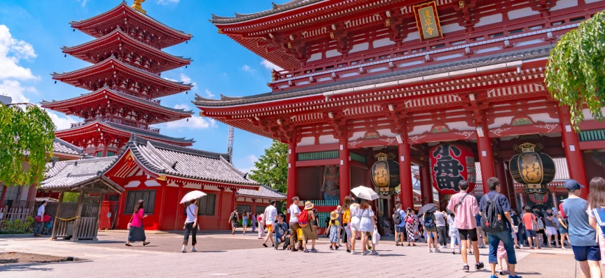 Vegan travellers exploring Tokyo and taking part in a sushi making class